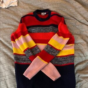 ASOS Red and Black Knit Sweater